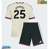 Manchester United Manuel Ugarte #25 Tredjedraktsett Barn 2026-27 Kortermet (+ Korte bukser)